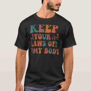 Ihre Gesetze von der Retro-Blume für Body Pro beha T-Shirt
