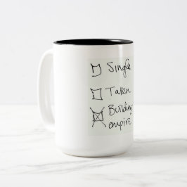 Ihre Gewohnheit 15 Unze Zwei-Ton Tasse