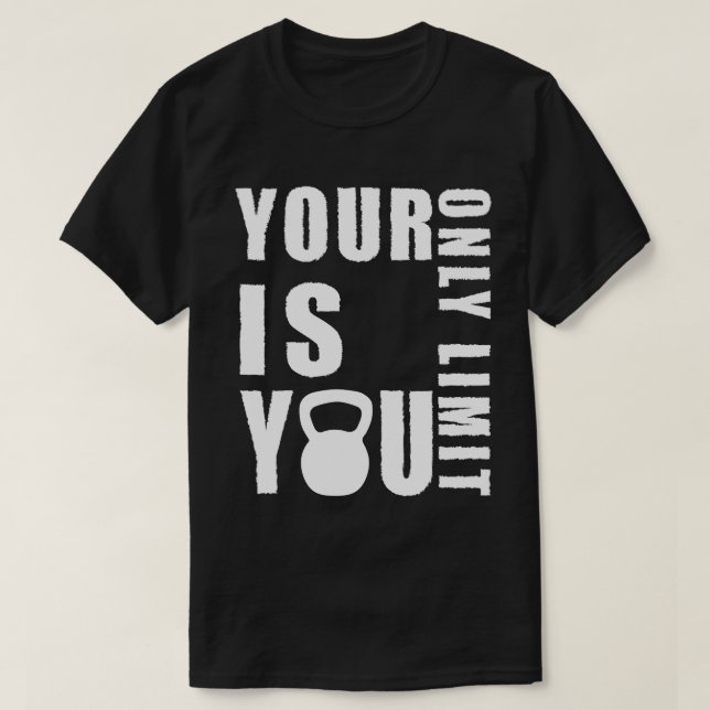 Ihre Grenzen, Ihr Power Empowerment inspirieren T-Shirt (Design vorne)