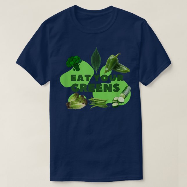 IHRE GRÜNTÖNE ESSEN T-Shirt (Design vorne)