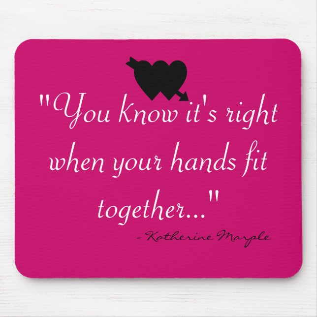 Ihre Hände passten mousepad (Vorne)