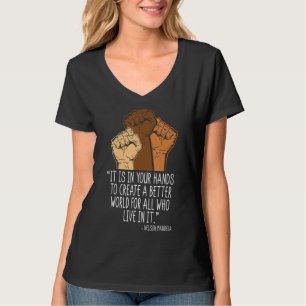 Ihre Hände schaffen besseren World Black History M T-Shirt