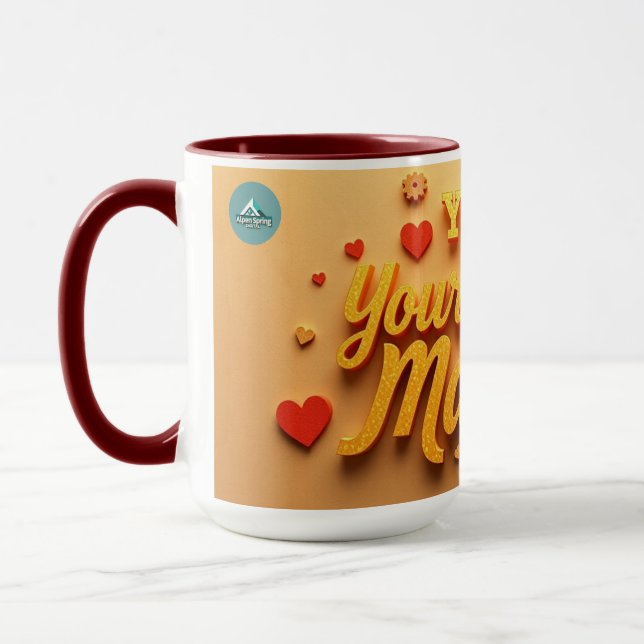 Ihre harte Arbeit wird geschätzt | Luxuriöse Dankb Tasse (Links)