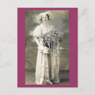 Ihre Hochzeitstag-Postkarte Postkarte