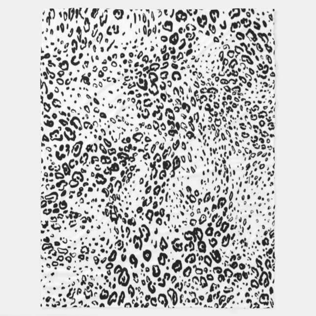 Ihre individuelle Fleecebanke, Großer/Leopard-Druc Fleecedecke (Vorderseite)