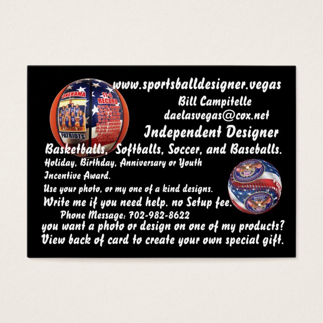 Ihre individuelle Karte für große Visitenkarten (P (Vorderseite)