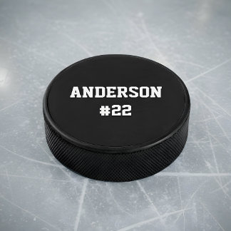 Ihre Individuelle Name-Nummer - Wählen Sie die Hin Eishockey Puck