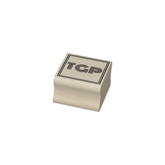 Ihre Initialen Gummistempel (Stempel)