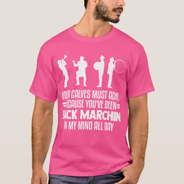 Ihre Kälber müssen Ache weil Marchin Orchestra T-Shirt (Vorderseite)