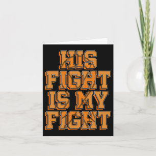Ihre Kämpfe gegen Crps Bewusstsein Orange Ribbon R Karte