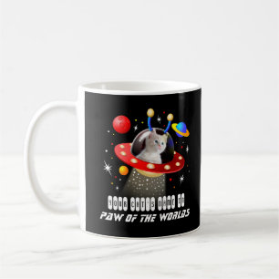 Ihre Katze in einer Alien Raumschiff UFO Sci Fi Fi Tasse