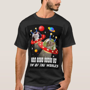 Ihre Katzen in einer Alien Raumschiff UFO Sci Fi F T-Shirt