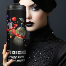 Ihre Katzen in Ufos Katzen im Weltraum Personalisi