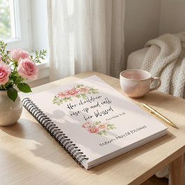 Ihre Kinder erheben sich und preisen sie selig  Notizbuch