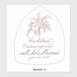 Ihre Kinder kommen auf und nennen sie gesegnet Aufkleber