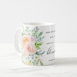 Ihre Kinder steigen oben u. nennen ihre gesegnete Kaffeetasse