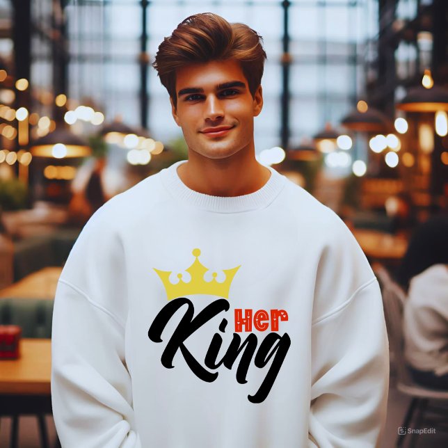 Ihre Königsjubiläumstypografie Sweatshirt (Her King)