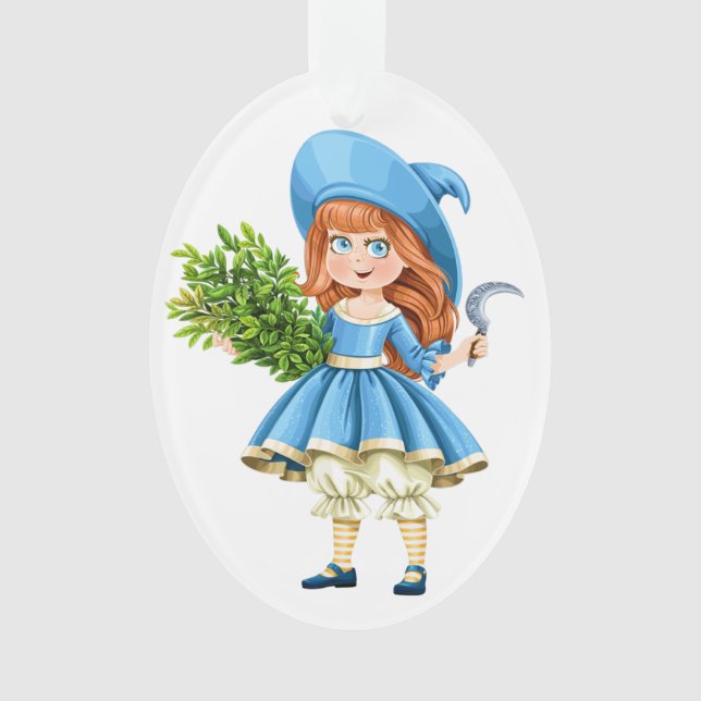 Ihre KÜCHE WITCH Jahr Runde Ornamente (Vorderseite)