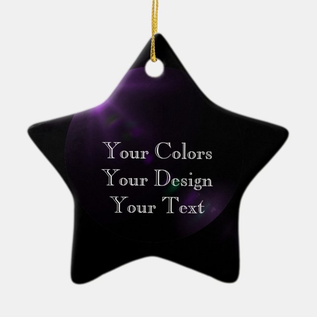 Ihre Kunst hinzufügen - Ihre eigene Kunst erstelle Keramik Ornament (Vorne)