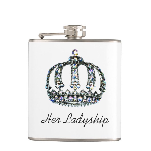 "Ihre Ladyship" Tiara Flachmann (Vorderseite)