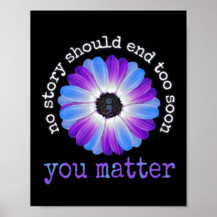 Ihre Lebensprobleme Suizidprävention Aufklärung Da Poster