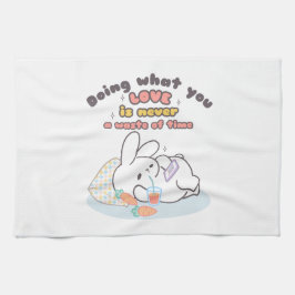 Ihre Leidenschaften wecken - Eine gemütliche Erinn Geschirrtuch