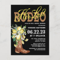 Ihre letzte Rodeo Cowgirl Boots Lemons Brautparty