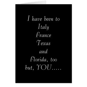 "IHRE LIEBE HAT MICH AUF DER GANZEN WELT EINGEBRAC