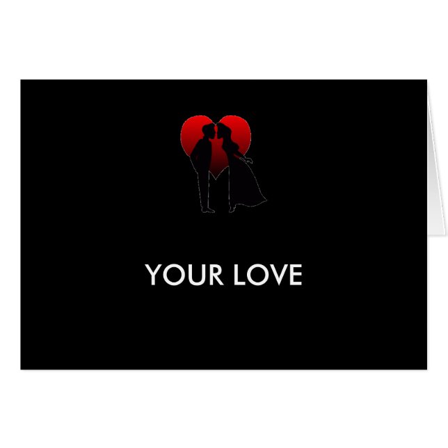 "IHRE LIEBE HAT MIR LEISTUNGEN GELEISTET" (Vorderseite (Horizontal))