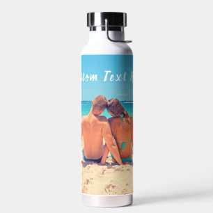 Ihre Lieblings-Foto-Flasche mit individuellem Text Trinkflasche