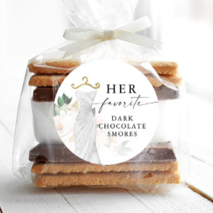 Ihre Lieblings-Gastgeschenk Hochzeit bearbeitbare  Runder Aufkleber