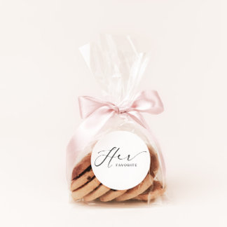 Ihre Lieblings-Gastgeschenk-Sticker mit Script-Sch Runder Aufkleber