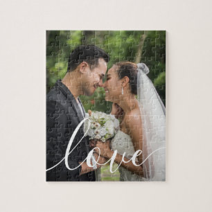 Ihre Lieblings-Hochzeitsskript-Liebe für Foto Puzzle