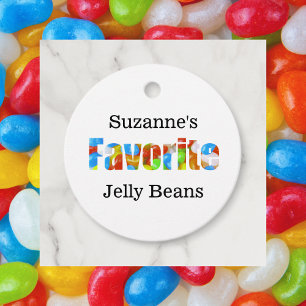 Ihre Lieblings-Jelly-Bohnen   Duschvorzugstempel Geschenkanhänger