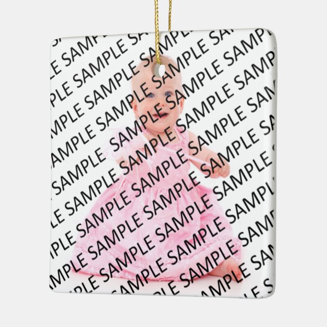 Ihre LieblingsFoto-Keramik-Verzierung Keramikornament (Links)