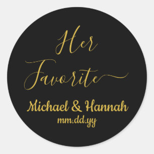 Ihre liebste Gastgeschenk Hochzeit Bonbons, Lecker Runder Aufkleber