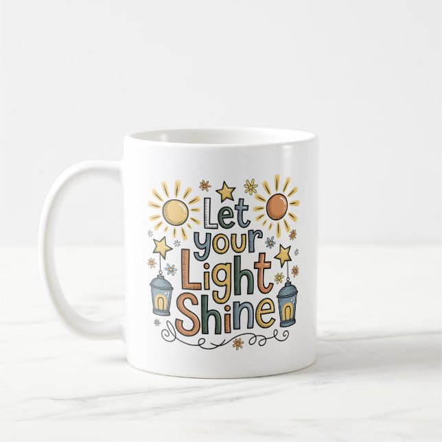 Ihre Light Shine Christlich Coffee Tasse gelassen (Links)
