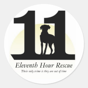 IHRE Logo-Aufkleber Runder Aufkleber