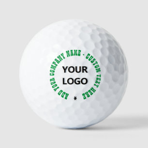 Ihre Logo-Briefmarke Golfbälle Beispiel für benutz