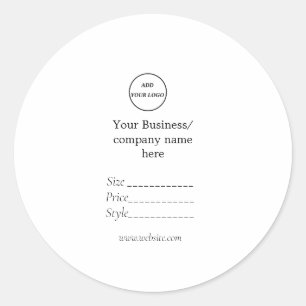 Ihre Logo-QR-Website Sozialpreismarken Runder Aufkleber