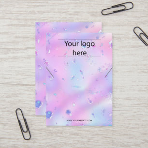 Ihre Logo-Schmuck-Kette Ohrring-Display-Karte  Visitenkarte