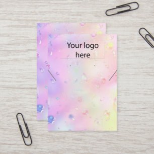 Ihre Logo-Schmuck-Kette Ohrring-Display-Karte  Visitenkarte