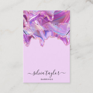 Ihre Logo-Schmuck-Kette Ohrring-Display-Karte Visitenkarte