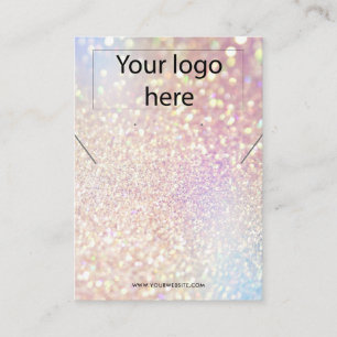Ihre Logo-Schmuck-Kette Ohrring-Display-Karte Visitenkarte