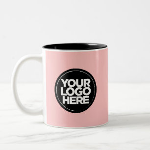 Ihre Logo-Sonderfarben Blush-Rose Gold-Tasse Zweifarbige Tasse