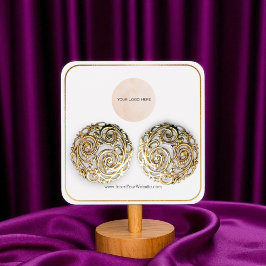 Ihre Logo-Thin-Gold-Border-Werbekarte