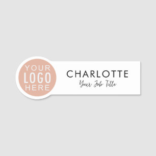 Ihre Logofirmen kundenspezifisch Namensschild