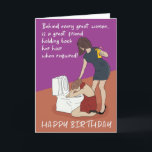 Ihre lustige Spaß Night Out Friends Geburtstagskar Karte<br><div class="desc">Der lustige Spaß Friend's Happy Geburtstag Nachtkarte. Exklusives Design für die Marke Green Elephant Cards.</div>