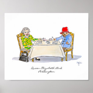 Ihre Majestät, Königin Elisabeth II. Poster