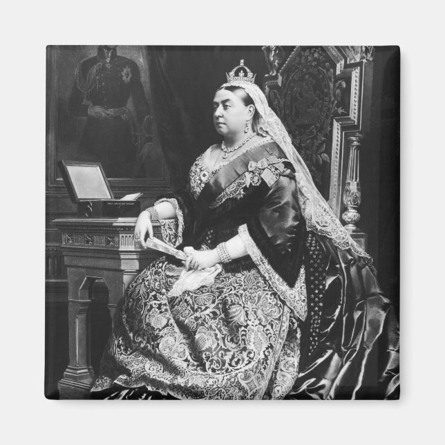 Ihre Majestät Königin Victoria Magnet (Vorne)